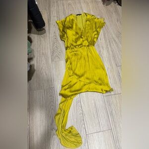 Strut & Bolt Vibrant Yellow Asymmetrical Dress